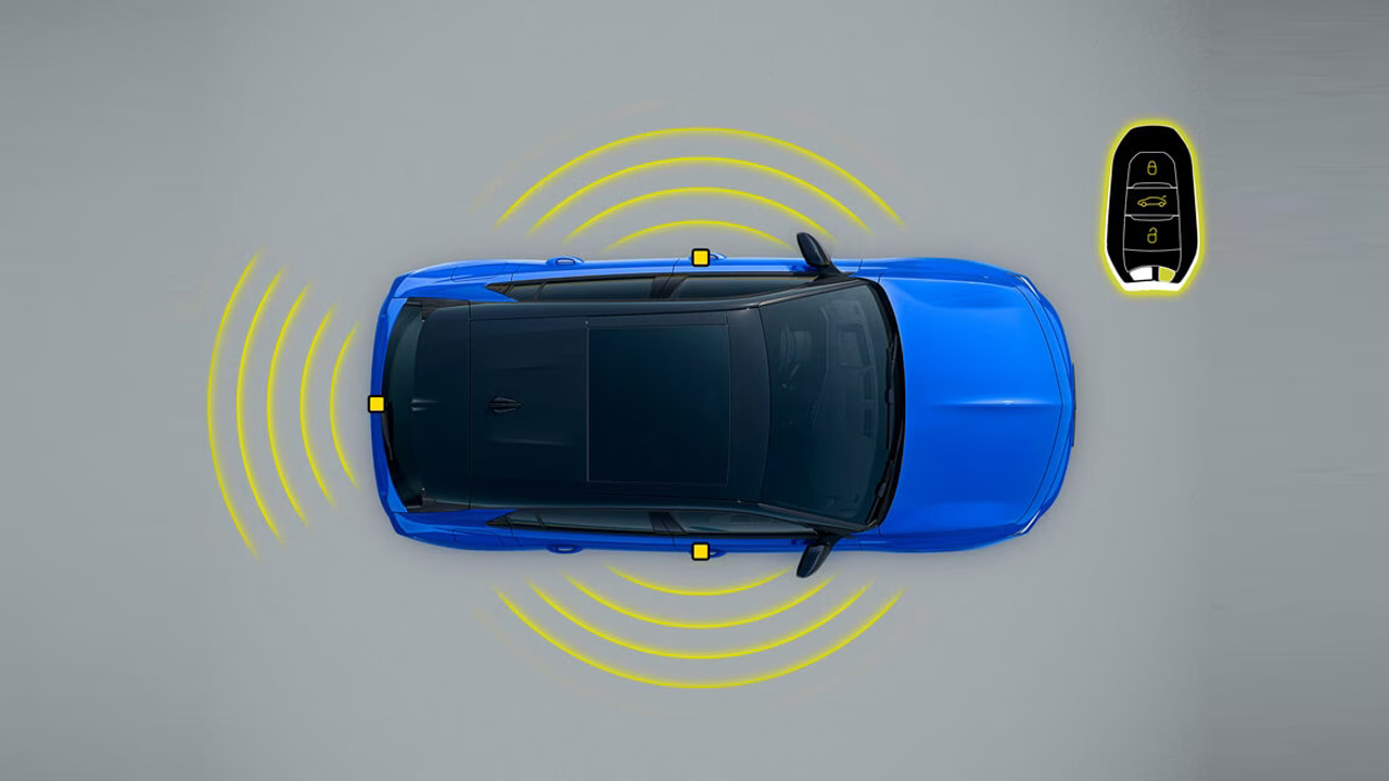 Opel Astra Sports Tourer Hybrid - Bezpečnost a asistenční systémy - Bezklíčové odemykání a startování Opel Astra Sports Tourer Hybrid