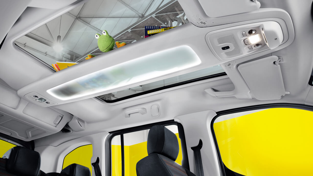 Opel Combo - Design - Panoramatická střecha Opel Combo