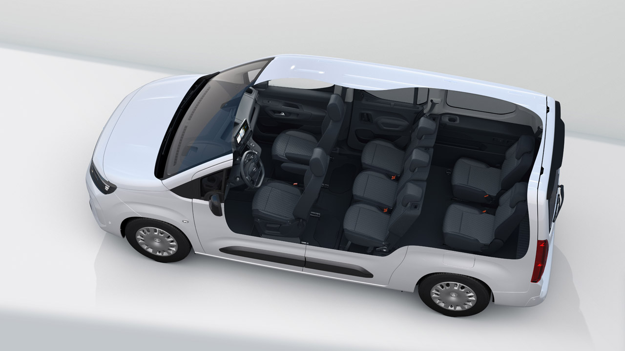 Opel Combo - Všestrannost - Flexibilní sedadla Opel Combo