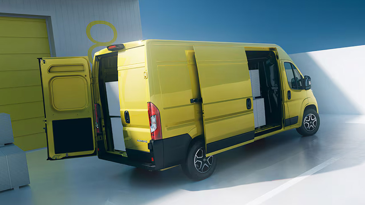 Opel Movano - Nákladový prostor - Náklad Opel Movano