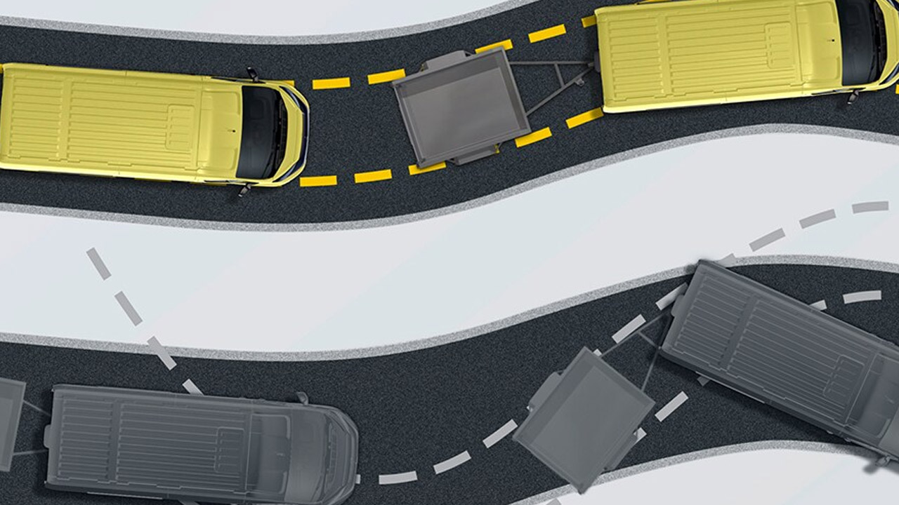 Opel Movano - Bezpečnost a asistenční systémy - Systém stability přívěsu Opel Movano