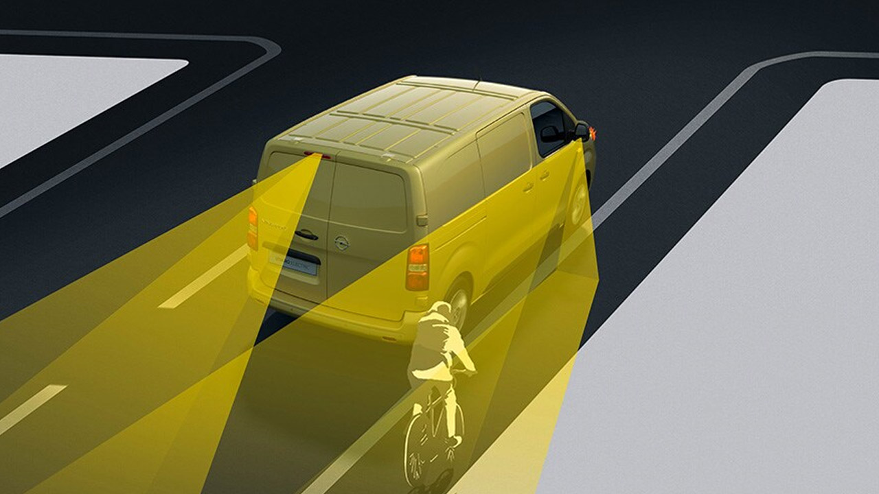 Opel Vivaro - Pro řidiče - Dynamická kontrola okolí vozu Opel Vivaro